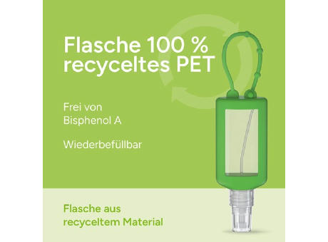 50 ml Bumper grün - Handreinigungsspray (alk.) - Body Label