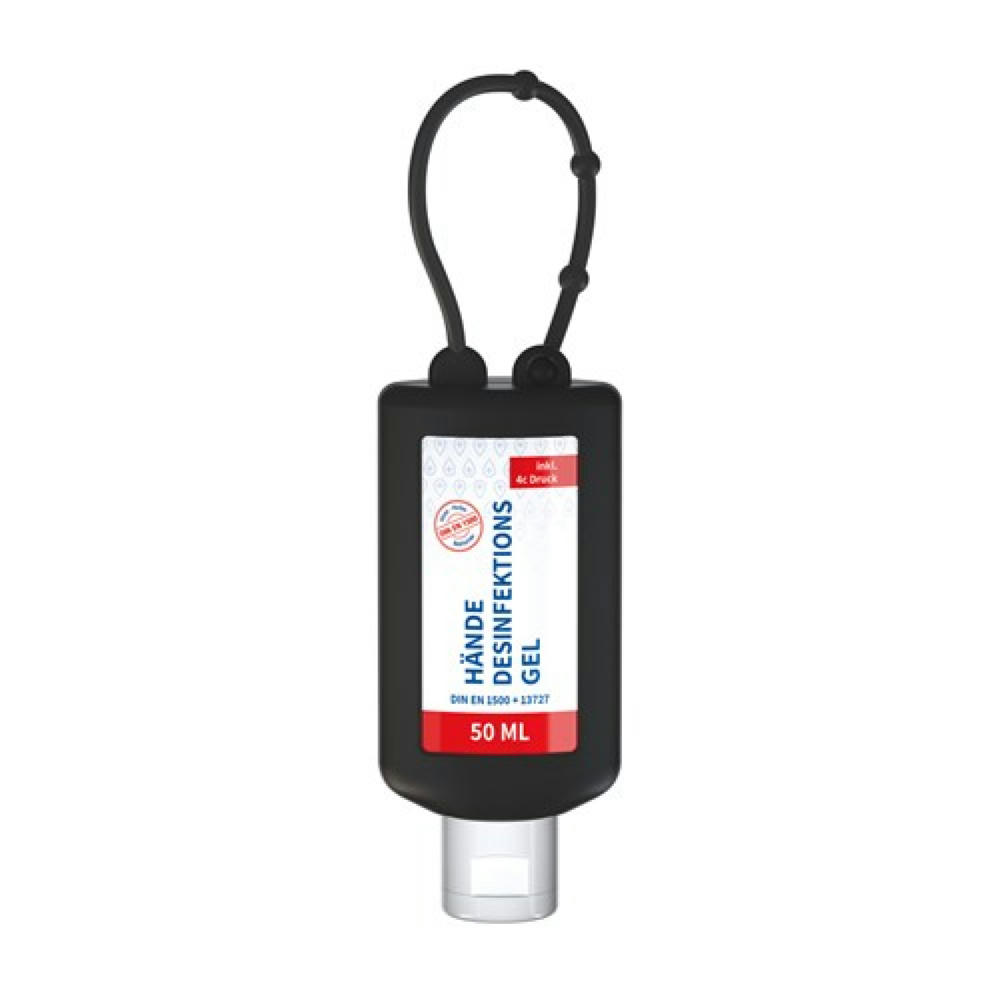 50 ml Bumper schwarz - Hände-Desinfektionsgel (DIN EN 1500) - Body Label
