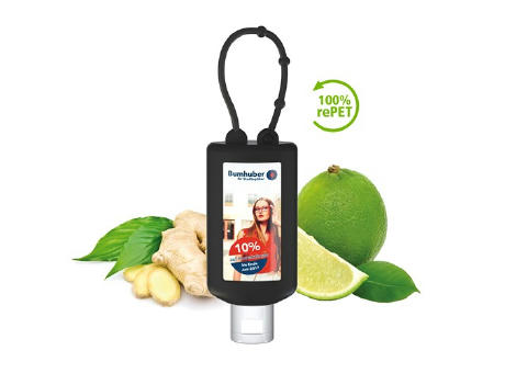 50 ml Bumper schwarz - Handbalsam "Ingwer-Limette" - Body Label