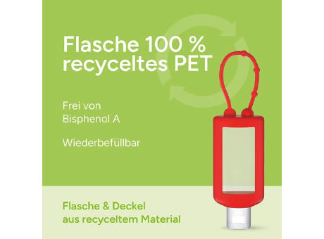 50 ml Bumper rot - Handreinigungsgel (alk.) - Body Label