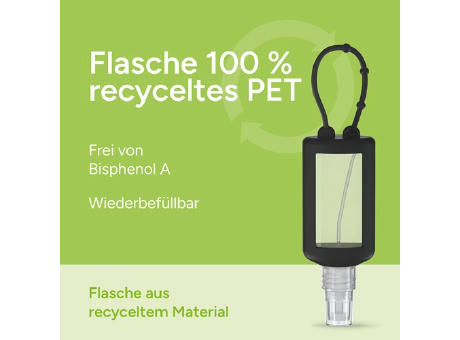 50 ml Bumper schwarz - Handreinigungsspray (alk.) - Body Label