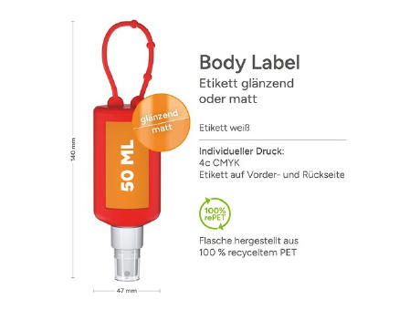 50 ml Bumper rot - Insektenschutz-Spray sensitiv - Body Label