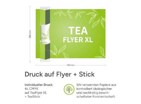 TeaFlyer XL inkl. 1 TeaStick "Individual"