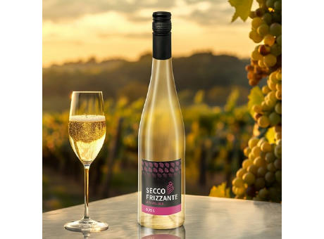 0,75 l Secco Frizzante (Glas) - Body Label
