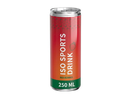 250 ml Iso Sports Drink Red Berries - Body Label