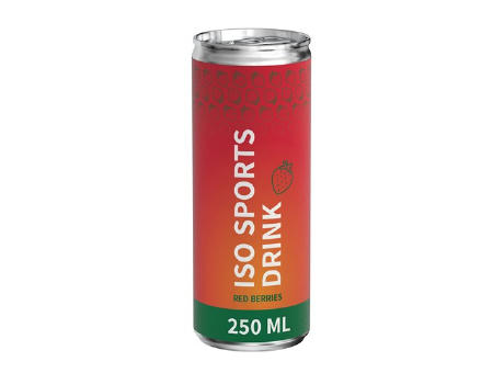 250 ml Iso Sports Drink Red Berries - Eco Label