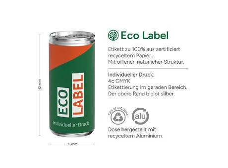 200 ml Orangensaft (Dose) - Eco Label