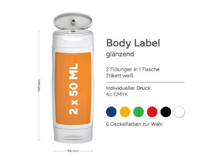 DuoPack Body Lotion (sensitiv) + Duschgel Ingwer-Limette (2 x 50 ml)