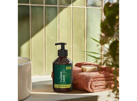 250 ml Spender - Flüssigseife Ingwer-Limette - Body Label