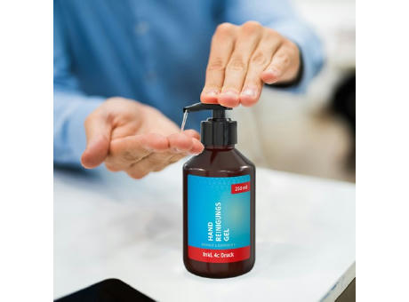 250 ml Spender - Handreinigungsgel (alk.) - Body Label