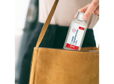 50 ml Flasche - Hände-Desinfektionsgel (DIN EN 1500) - Body Label