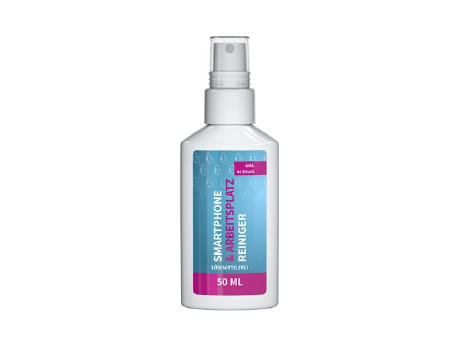50 ml Spray - Smartphone & Arbeitsplatz-Reiniger - Body Label