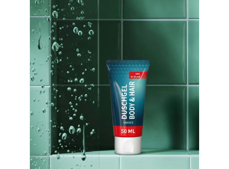 50 ml Tube - Duschgel Ingwer-Limette - FullbodyPrint