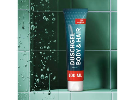 100 ml Tube - Duschgel Rosmarin-Ingwer - FullbodyPrint