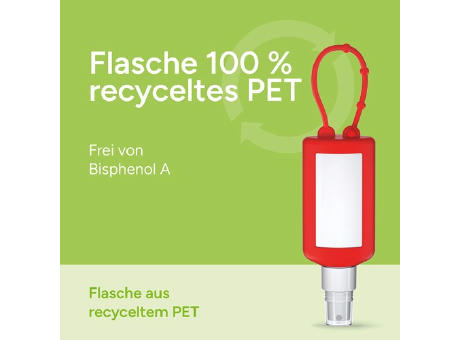 50 ml Bumper rot  - Lavendel-Spray - Body Label