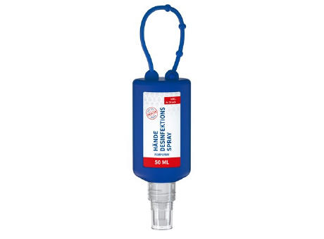 50 ml Bumper blau - Hände-Desinfektionsspray (DIN EN 1500) - Body Label