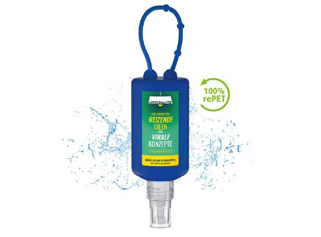 50 ml Bumper blau - Hände-Desinfektionsspray (DIN EN 1500) - Body Label