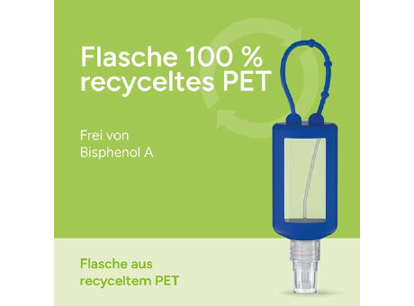50 ml Bumper blau - Hände-Desinfektionsspray (DIN EN 1500) - Body Label