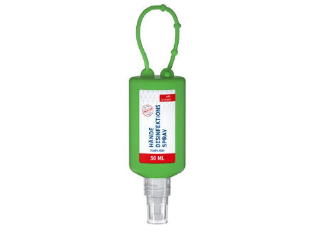 50 ml Bumper grün - Hände-Desinfektionsspray (DIN EN 1500) - Body Label