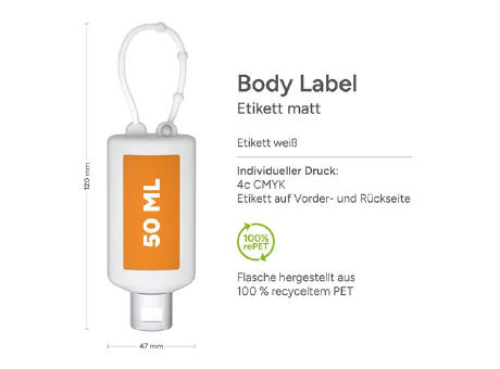 50 ml Bumper frost - Sonnenmilch LSF 50 (sensitiv) - Body Label