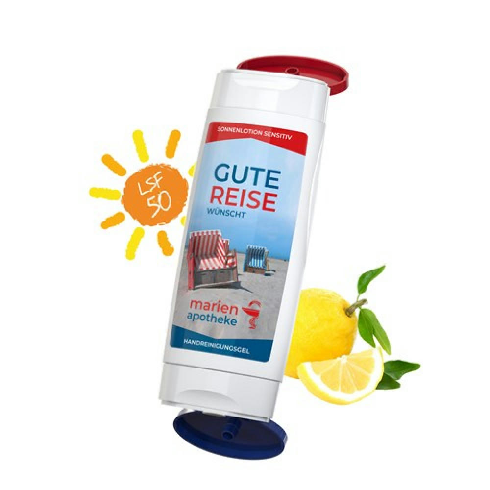 DuoPack Sonnenmilch LSF 50 (sensitiv) + Handreinigungsgel (2 x 50 ml)
