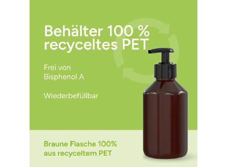 250 ml Spender - Hände-Desinfektionsgel (DIN EN 1500) - Body Label