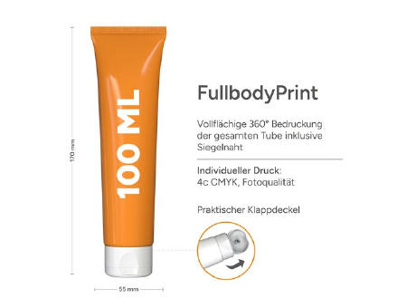 100 ml Tube - Handbalsam "Ringelblume-Aloe Vera" - FullbodyPrint