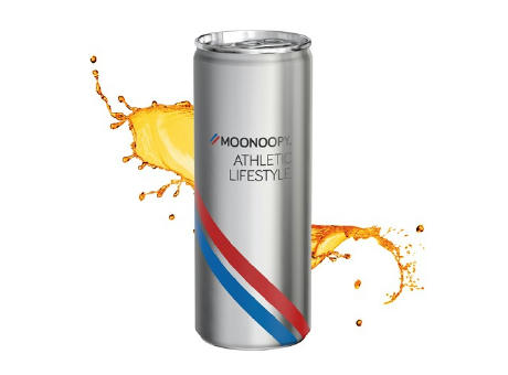 250 ml Energy Drink zuckerfrei - Fullbody transparent