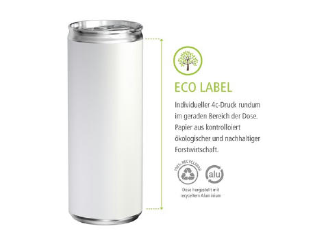 250 ml Energy Drink zuckerfrei - Eco Label (außerh. Deutschlands)