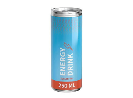250 ml Energy Drink zuckerfrei - Body Label (außerh. Deutschlands)