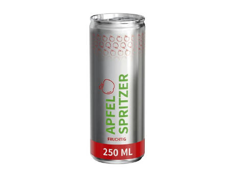 250 ml Apfelspritzer - Body Label transparent (außerh. Deutschlands)