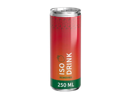 250 ml Iso Drink Redberries - Body Label (außerh. Deutschlands)