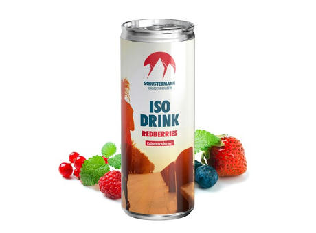 250 ml Iso Drink Redberries - Body Label