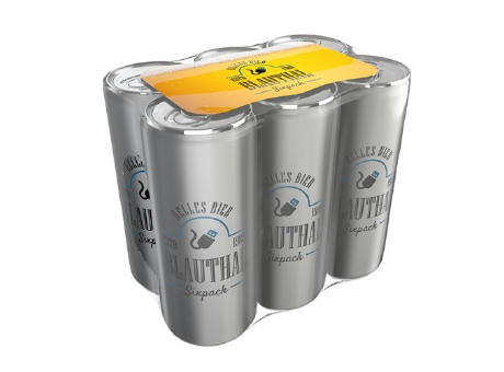 250 ml Bier - Fullbody transparent - Sixpack (außerh. Deutschlands)