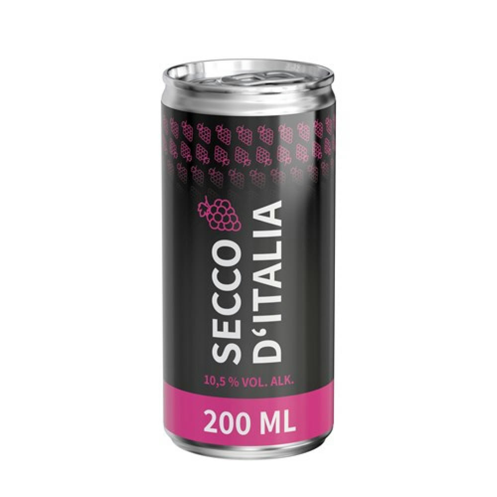 200 ml Secco d´Italia (Dose) - Body Label (außerh. Deutschlands)