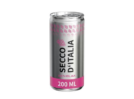 200 ml Secco d´Italia (Dose) - Body Label transparent