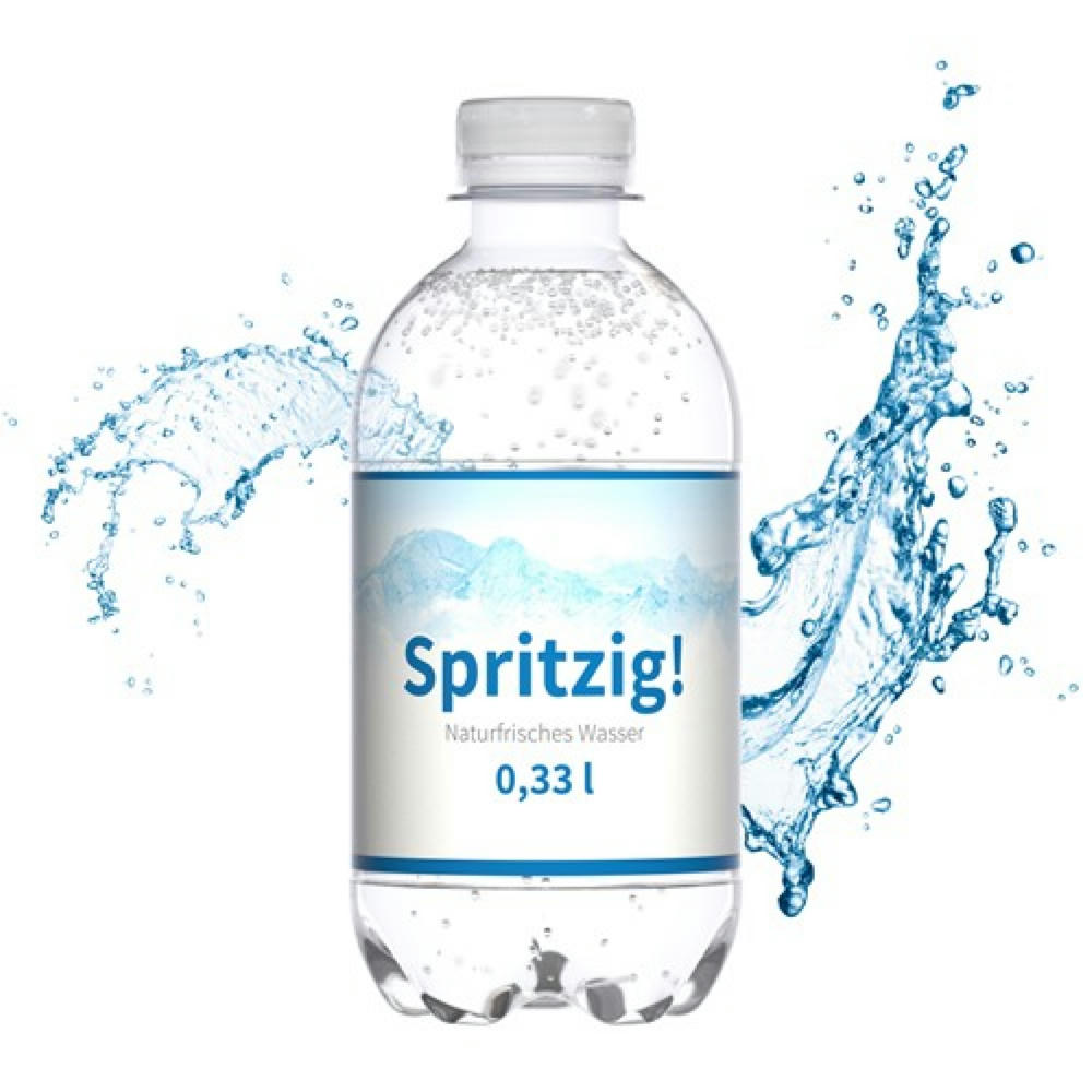 330 ml Wasser spritzig - Eco Label (außerh. Deutschlands)