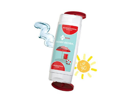 DuoPack Sonnenmilch LSF 30 (sensitiv) + Hände-Desinfektionsgel (DIN EN1500) (2 x 50 ml)