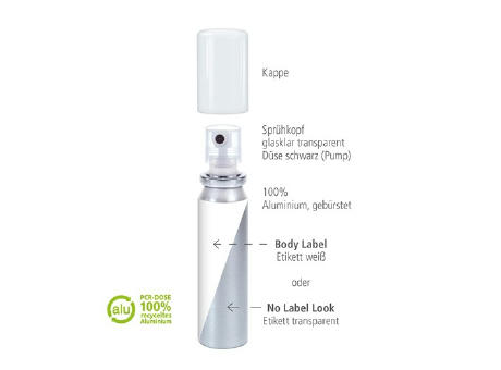 20 ml Pocket Spray  - Handreinigungsspray (alk.) - Body Label