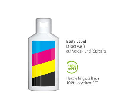 50 ml Flasche - Handbalsam "Ingwer-Limette" - Body Label