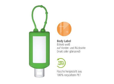 50 ml Bumper grün - Handbalsam "Ingwer-Limette" - Body Label