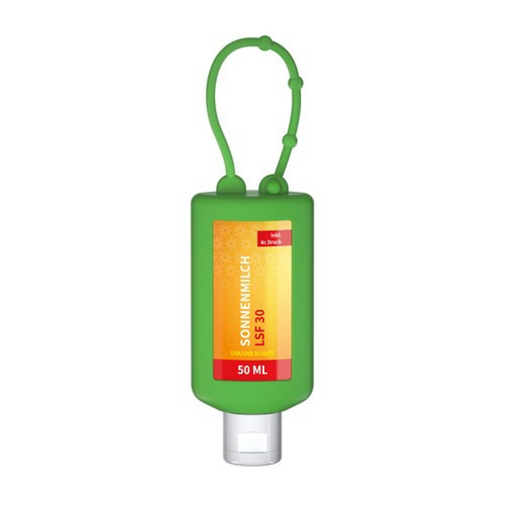 50 ml Bumper grün - Sonnenmilch LSF 30 - Body Label