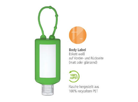 50 ml Bumper grün - Handreinigungsgel (alk.) - Body Label