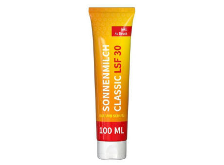 100 ml Tube - Sonnenmilch LSF 30 - FullbodyPrint