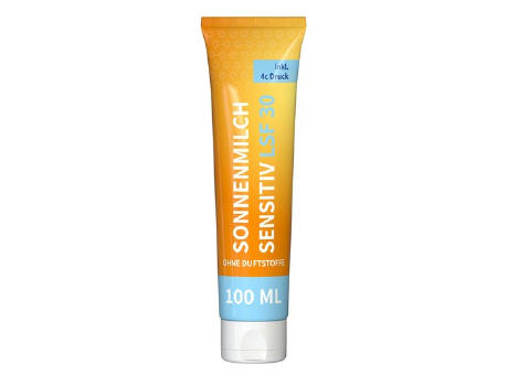 100 ml Tube - Sonnenmilch LSF 30 (sensitiv) - FullbodyPrint