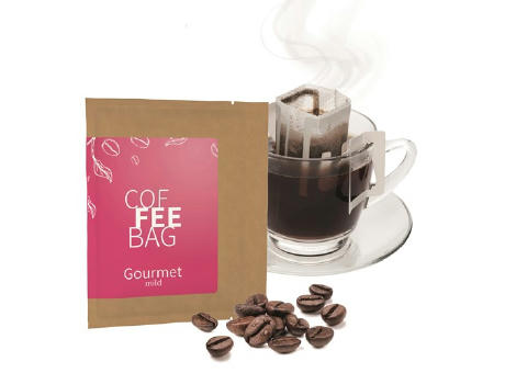 CoffeeBag - Gourmet - naturbraun, Individual Design