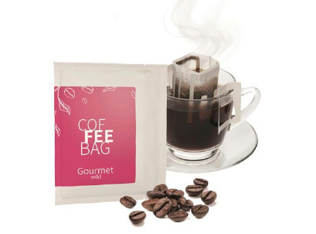 CoffeeBag - Gourmet - weiß, Individual Design