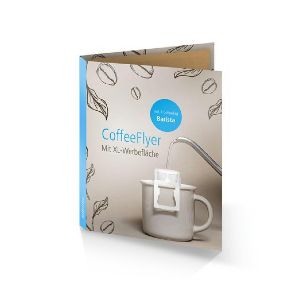 CoffeeFlyer - Barista - naturbraun, Individual Design