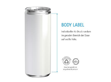 250 ml Energy Drink - Body Label