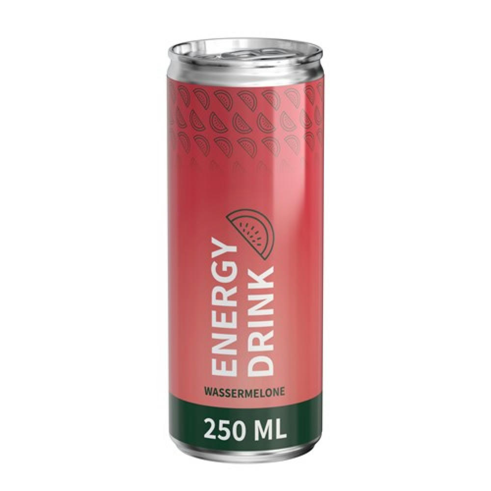 250 ml Energy Drink Wassermelone - Body Label (außerh. Deutschlands)